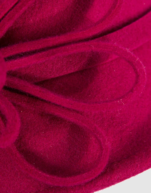 Max Alexander - Winter Felt Red Cloche Hat
