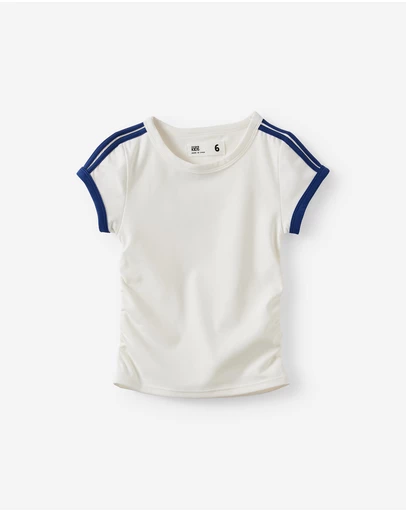 Cotton On Kids - Soft Stretch Active Gathered Short Sleeve Baby Tee