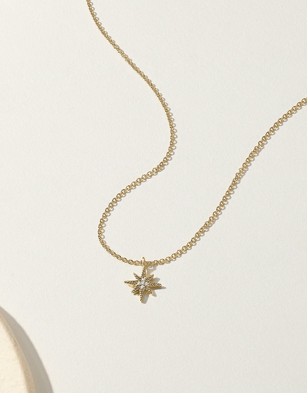 Mestige - Starlight Shimmer Necklace - 18K Gold Plated