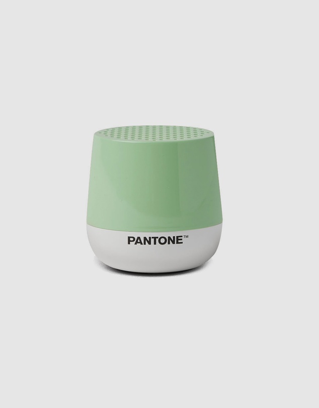 Lexon - Lexon GIFT Set PANTONE - Includes Mino+ Mini Speaker, Flip Classic Clock, Mina M Lamp, Thykho 3 Speaker - Green