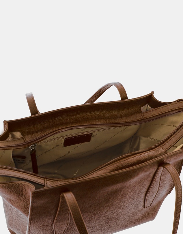 Pierre Cardin - Pierre Cardin Ladies Leather Shopper Tote