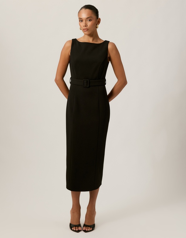 Tussah - Jasmyn Crepe Bodycon Midi Dress