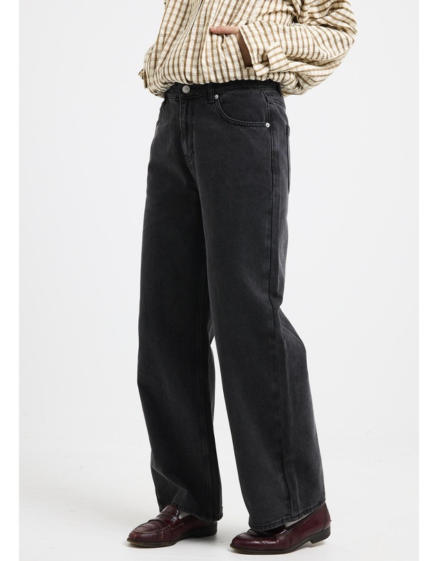 Subtitled - Alexa Mid Rise Denim Jeans Petite Relaxed