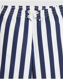 Polo Ralph Lauren - Striped Cotton Dobby Wide-Leg Pants (2YRS-6.5YRS)