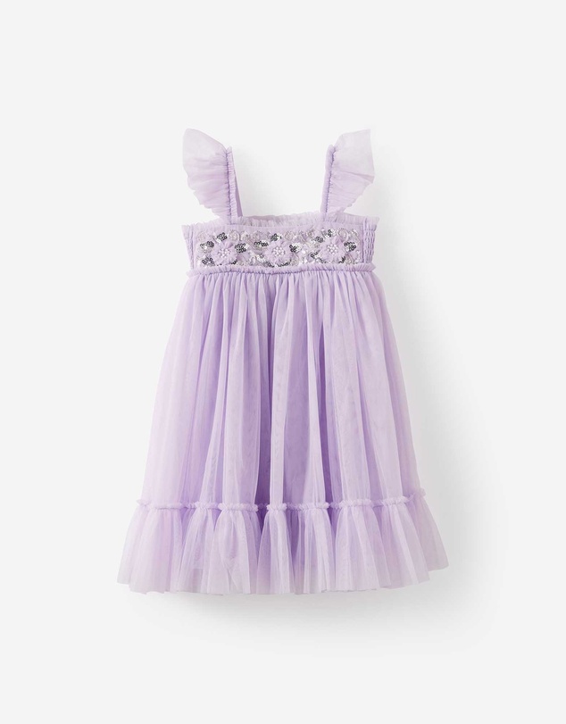Cotton On Kids - Floral Flutter Sleeve Dress Up Dress