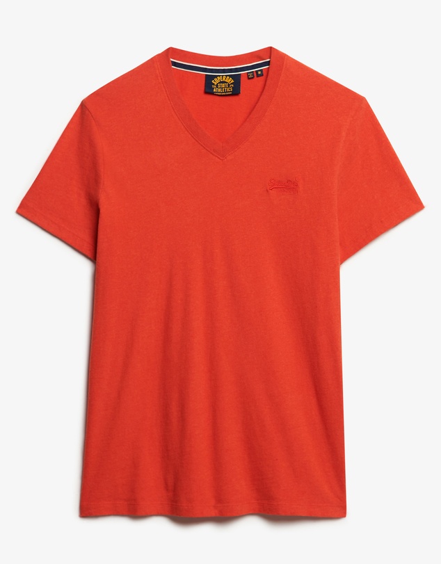Superdry - Essential Logo Embroidered Vee Slim Fit Tee