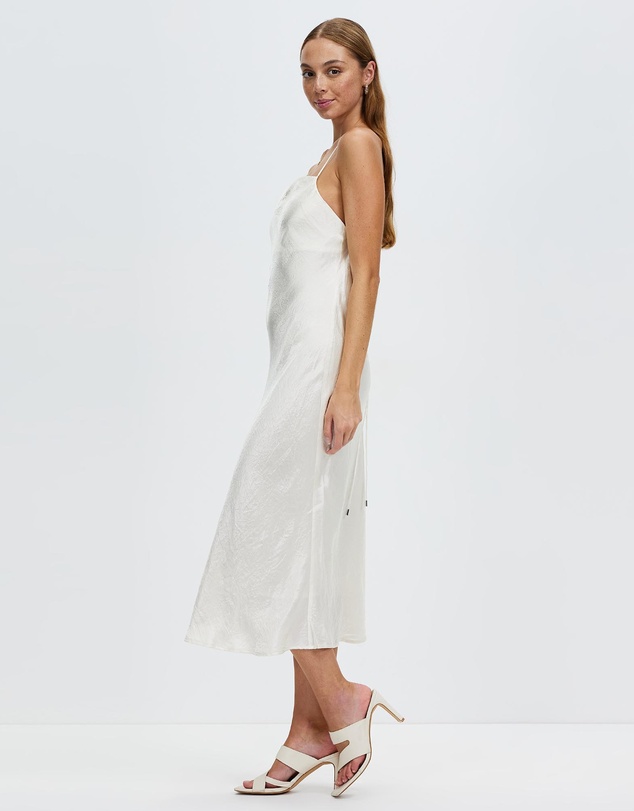 Third Form - Crush Bias Cowl Slip Dress