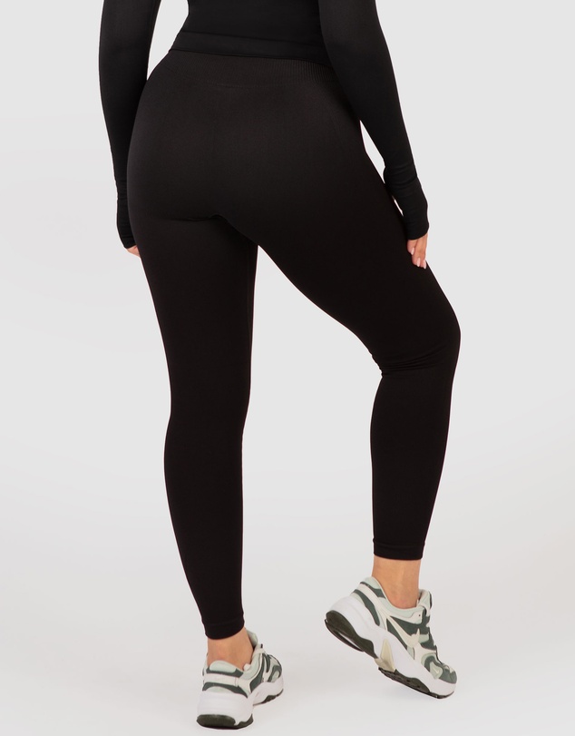 B Free Intimate Apparel - Double Racer Padded Sports Bra & High Waist Full Length Leggings Set
