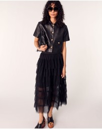 Maje - Valdom Leather Blazer