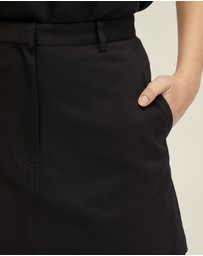 Oxford - Hepburn Cotton Blend Mini Skirt