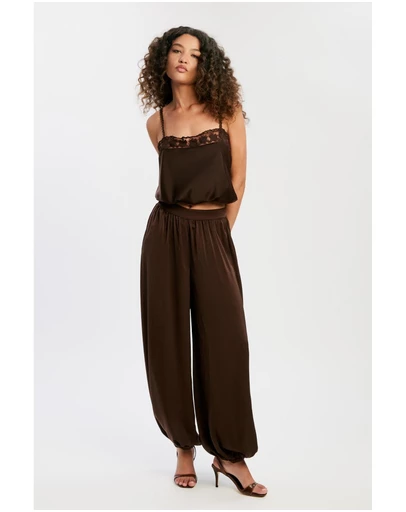 Bardot - Nikola Satin Balloon Pant
