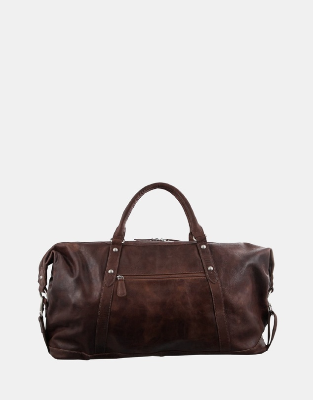 Pierre Cardin - Pierre Cardin Rustic Leather Business/Overnight Bag