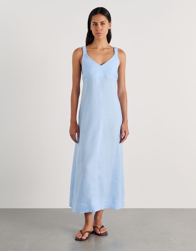 Jag - Sara Linen Midi Dress