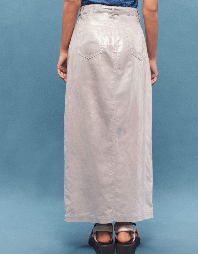 NEXT - Linen Blend Midi Skirt