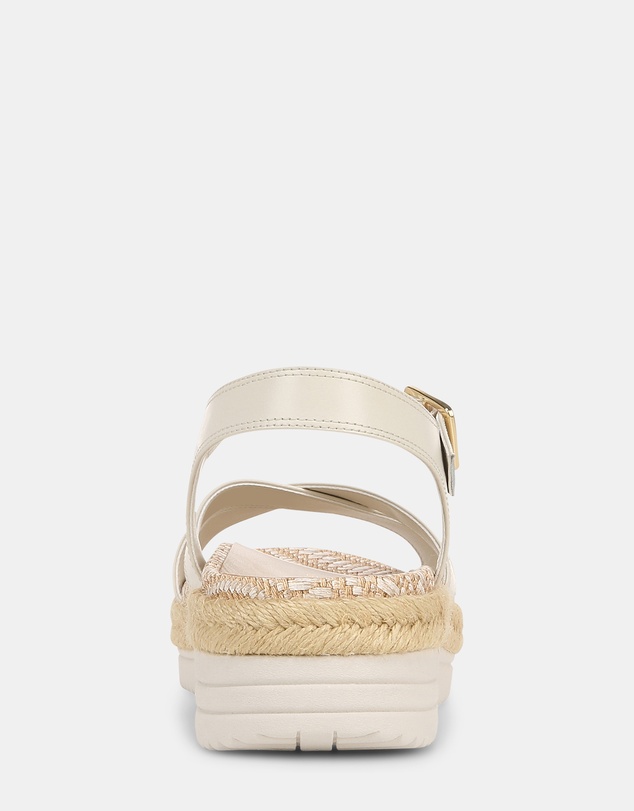 Vionic - Mar Platform Sandal - Cream Leather