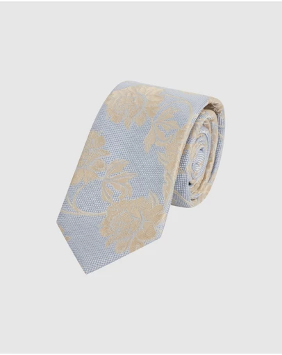 yd. - Hector Floral 6.5 Cm Width Tie