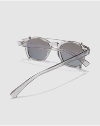 Hawkers Co - HAWKERS - Clip on Oat Milk DOT Sunglasses for Men and Women UV400