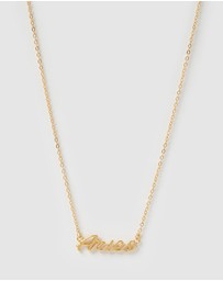 Izoa - Aries Written Star Sign Necklace