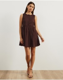 Atmos&Here - Dalia Cotton Voile Mini Dress