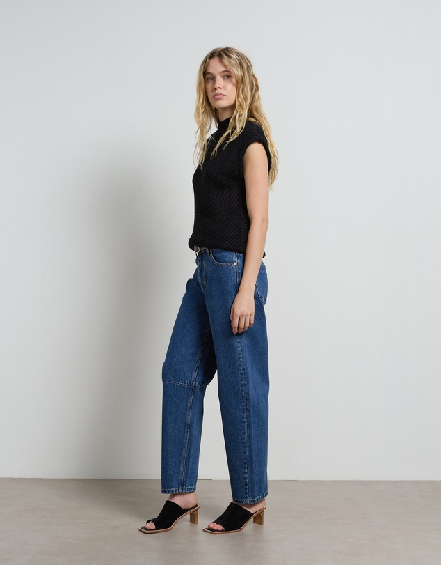 DRICOPER DENIM - Chloe Mid Rise Barrel Jeans