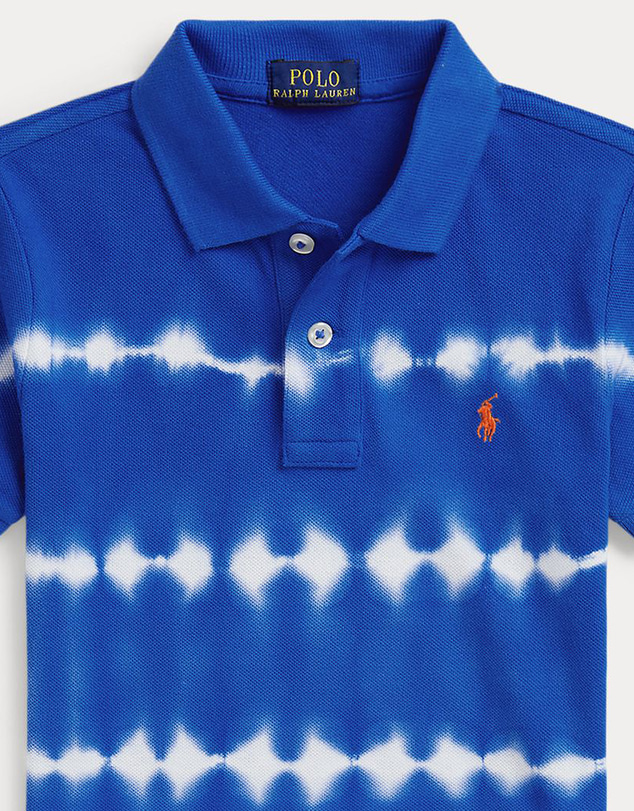 Polo Ralph Lauren - Tie-Dye Cotton Mesh Polo Shirt - Babies-Kids