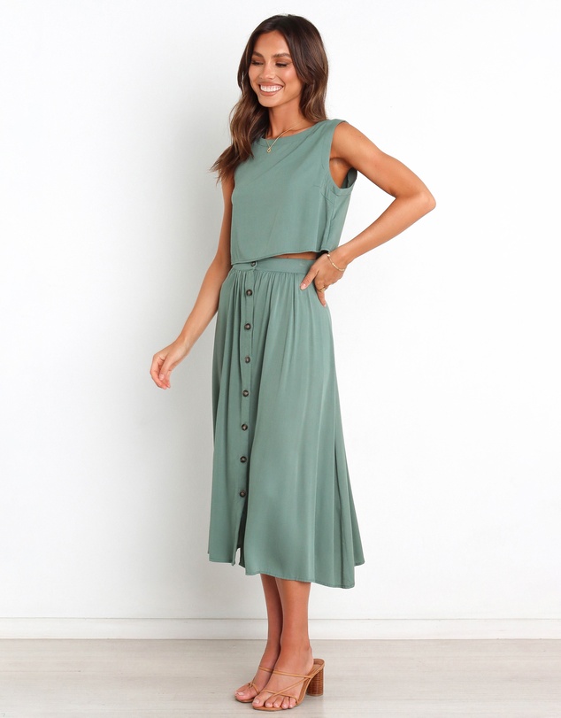 Petal & Pup - Ava Top - Green