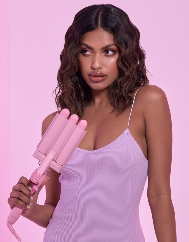 Mermade Hair - 25mm Mini Pro Waver Pink