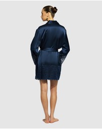 GINIA - Silk Lace Robe
