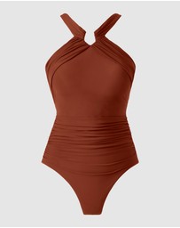 Miraclesuit Swimwear  - Rock Solid Aphrodite High Neck Shaping Swimsuit