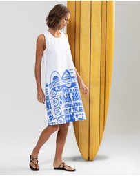 Binny - Blue Crush Mini Dress