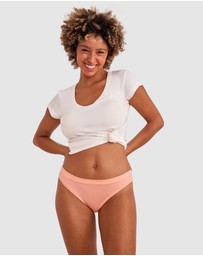 Bras N Things - Body Bliss Brazilian Knicker - Light Coral