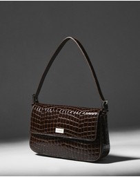 Nakedvice - The Silvie Coffee Croc Bag