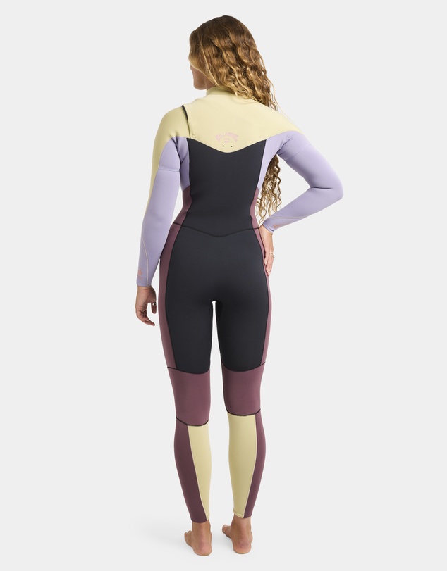 Billabong - Womens 3/2mm Synergy Natural Chest Zip Steamer Wetsuit
