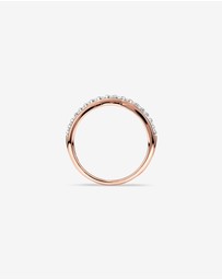 Michael Hill - Wedding Ring with 0.25 Carat TW of Diamonds in 14kt Rose Gold