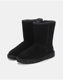 AusWooli Ugg Boots - Cronulla Premium Signature Mid Boots