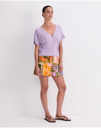 Sportscraft - Silk Blend Reversible Knit