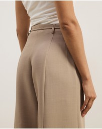 Atmos&Here - Kyra Tie Belt Tailored Pants