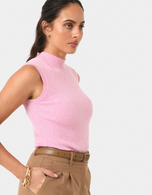Forcast - Charm Mock Neck Knit