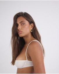 CENDRE - Margaux Onyx Earrings | Black