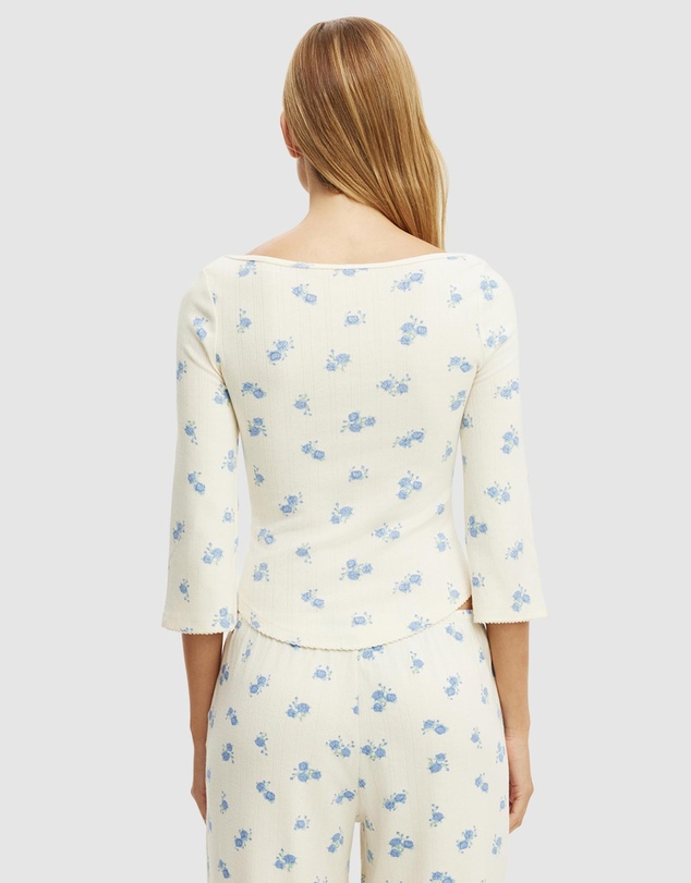 Cotton On Body - Long Pyjama Set Cotton Dreamy Soft Pointelle