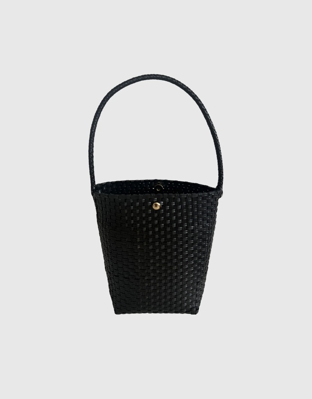 Mimmi Terra - Woven Bucket Bag Nera