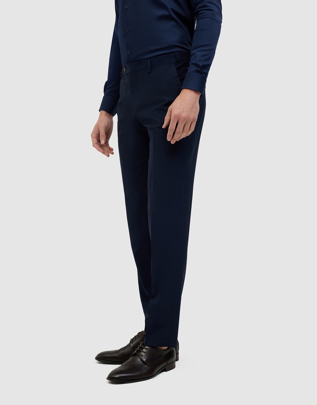 Politix - Wool Blend Regular Stretch Premium Tailored Pant