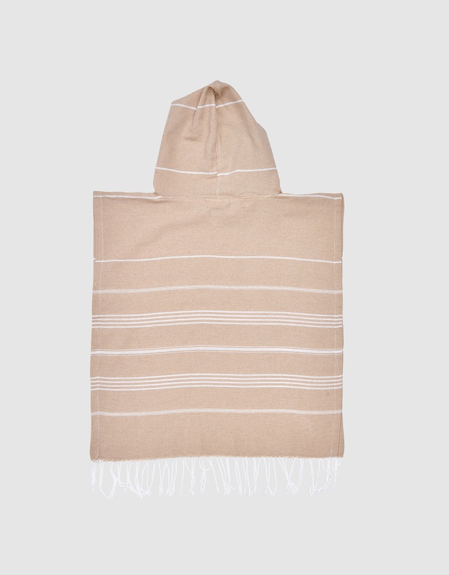 Tolu Australia - Beige Kids Hooded Beach Towel