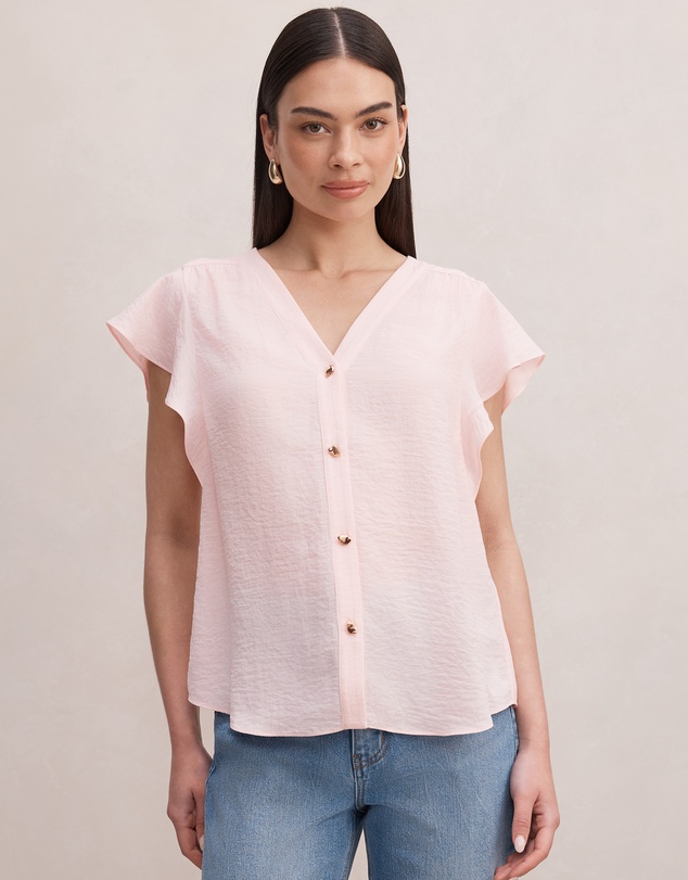 Forever New - Cecilia Flutter Sleeves Blouse