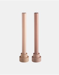 porter green - flipp sml silicone unbreakable candle holder set