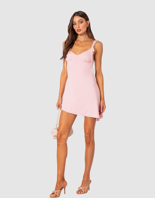 EDIKTED - Cleo Open Back Mini Dress