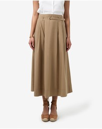 Forcast - Willow Cotton Belted Skirt