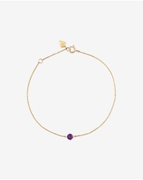 Michael Hill - Bracelet with Amethyst in 10kt Yellow Gold