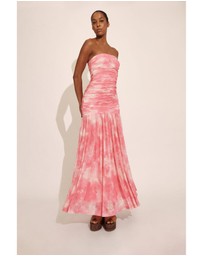 Bardot - Solana Printed Mesh Maxi Dress