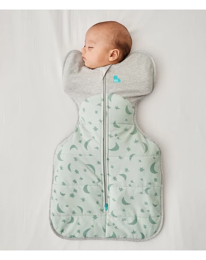 Love to Dream - Swaddle Up 3.5 TOG Quilted Stretch Cotton Moonlight in Olive